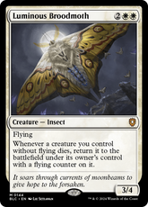 Mariposa-parideira Luminosa / Luminous Broodmoth - Magic: The Gathering - MoxLand